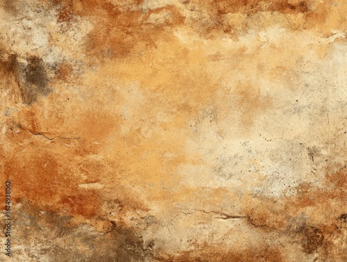 Aged, textured, warm earth tones