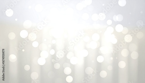 Cream Bokeh Effect with Vertical Fade and Dreamy Neutral Field Abstract Sparkling Light Columns Background