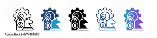 Pricing Strategy multiple icon