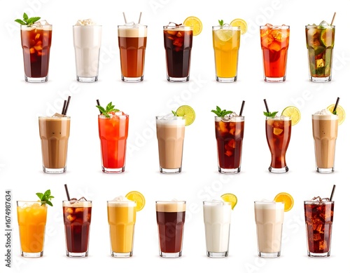 Iced Coffee  Refreshing Drinks.
