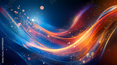 Abstract Colorful Energy Flow