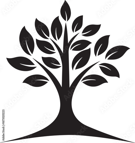 tree logo vector vector illustration