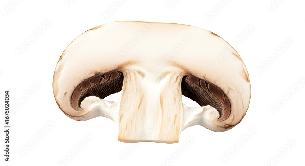 Fototapeta premium mushroom slices unveiling natures culinary delights, a gastronomic journey