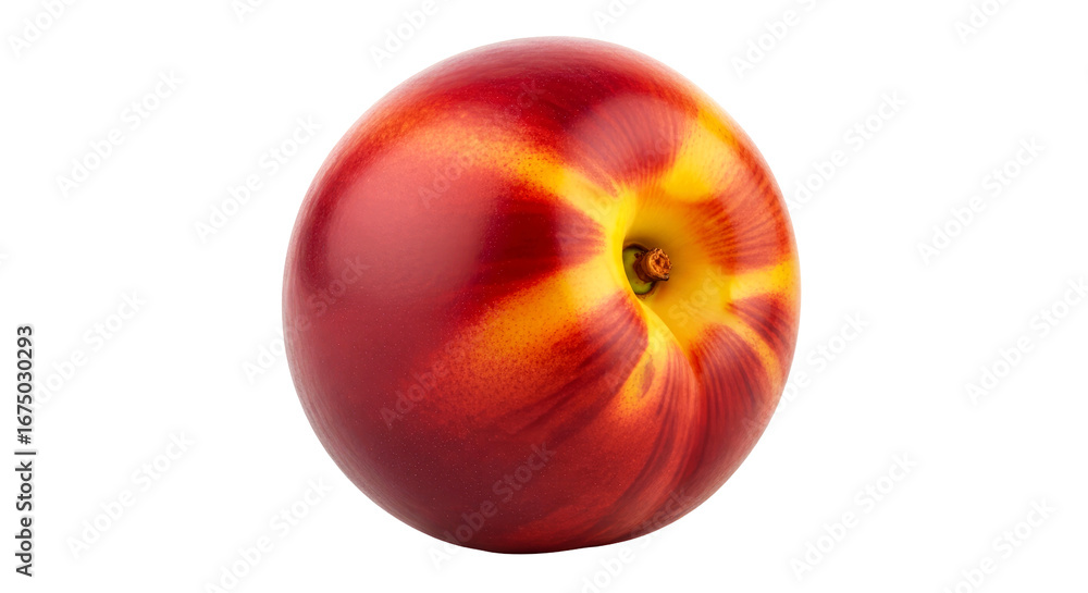 Fototapeta premium nectarine a summers sunset, juicy radiance, and sweetness personified