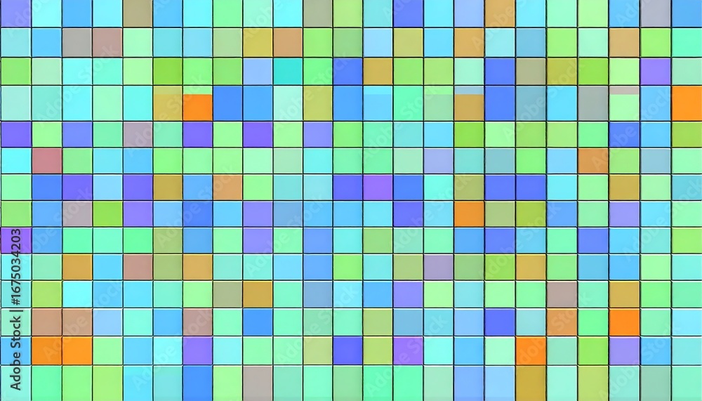 Fototapeta premium Abstract grid pattern of vibrant colors