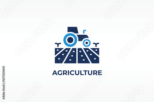 AGRICULTURE vector, icon or logo sign isolated symbol illustration