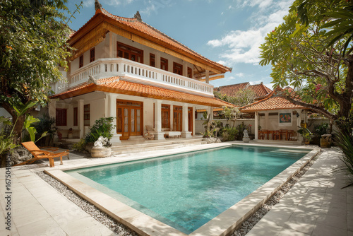 Wallpaper Mural experience enchanting architecture of bali villas under clear blue sky Torontodigital.ca