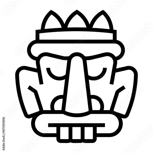 ethnic Line Icon