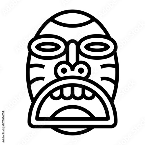 ethnic Line Icon