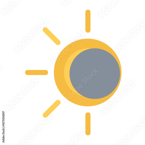 Eclipse vector icon