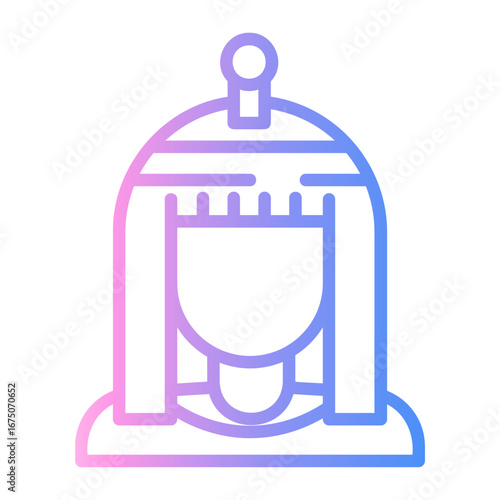 ethnic Line Gradient Icon