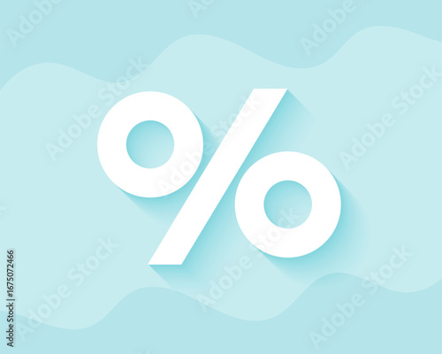 financial percentage icons background for calculating drop price