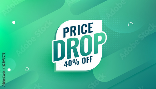 price drop special sale banner for social media post