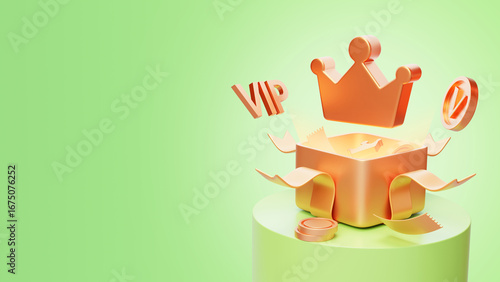 Member benefits, privileges and Crown Gift Box 3D