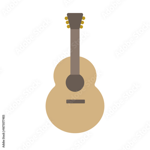 アコースティックギターのベクターイラスト：音楽・楽器 - Acoustic Guitar Vector Illustration: Music and Instrument