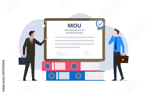 Memorandum of Understanding Document (MoU) between two parties to collaborate on a project or endeavor