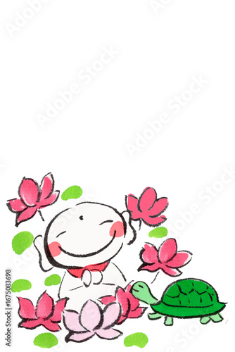 亀とお地蔵さん