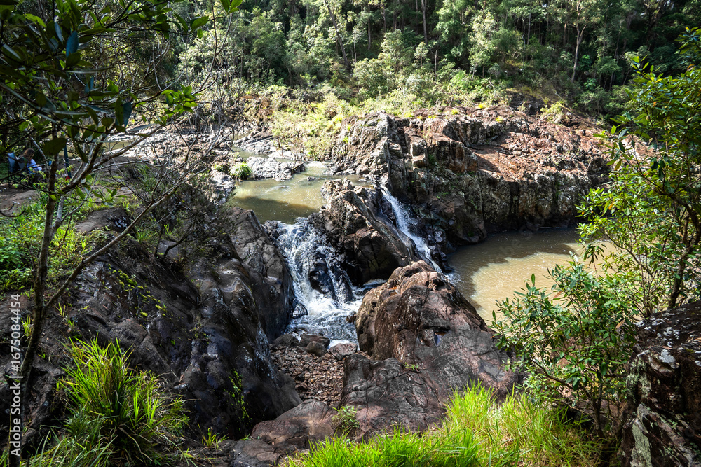 Fototapeta premium Wappa Falls, Scenic spot in Kiamba, Queensland, Australia