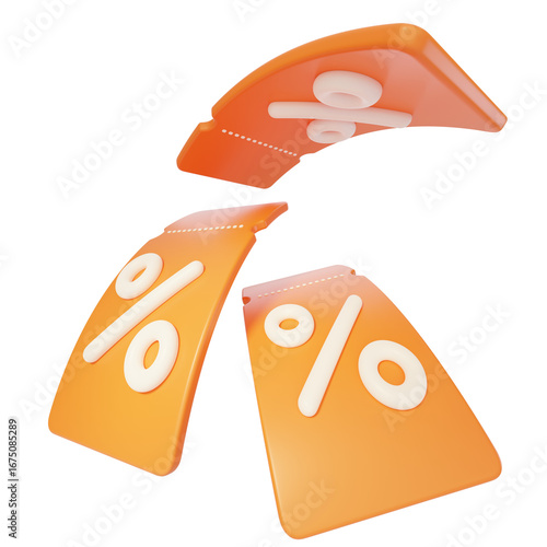 E-commerce promotions Discount coupons 3D