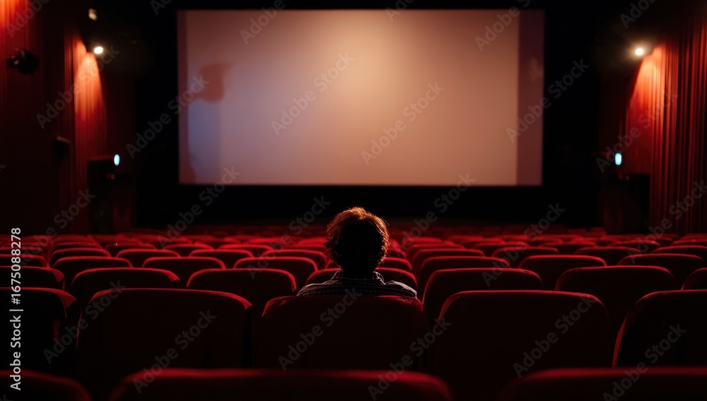 Empty movie theater