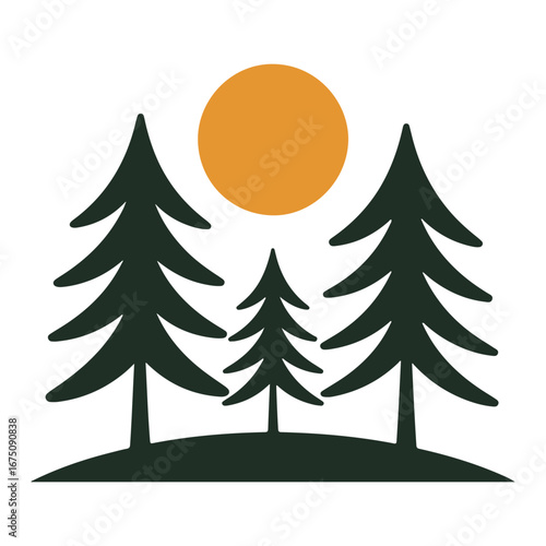 silhouette, graphic, peaceful, serene, clip art, horizontal, layer, shadow, usa, moon, vista, artwork, bare, bold, colors, explore, glowing, majestic, mammal, oak, perspective, quiet, reindeer, safari