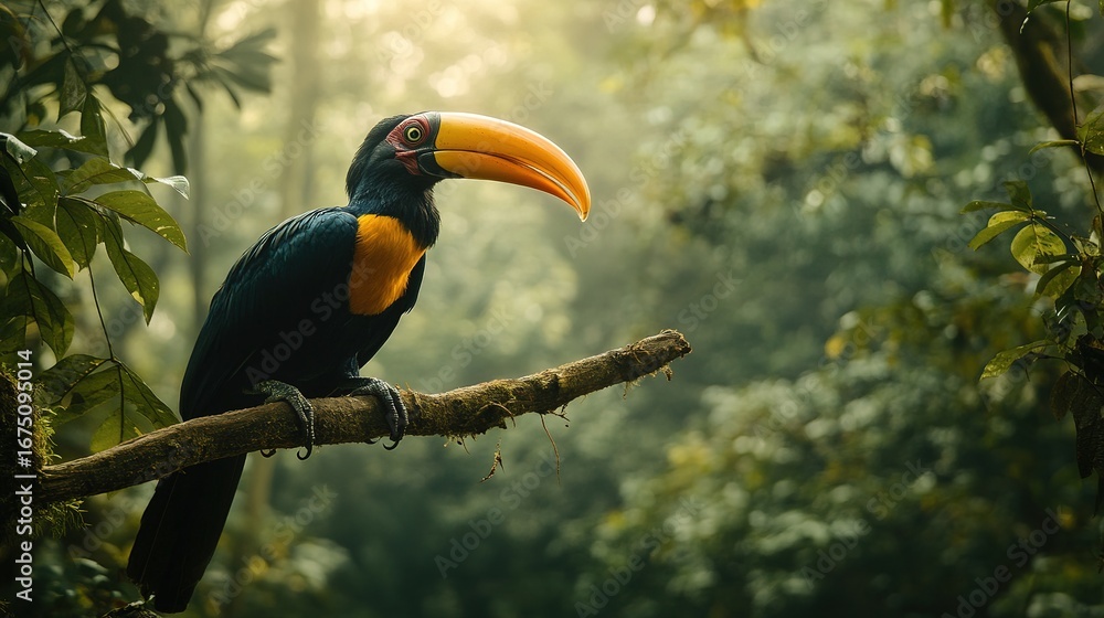 Naklejka premium hornbill
