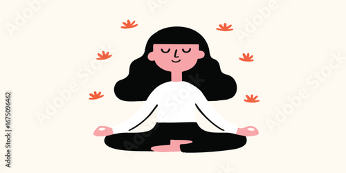 A calm individual engaged i...