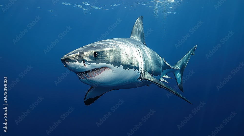 Fototapeta premium underwater shark