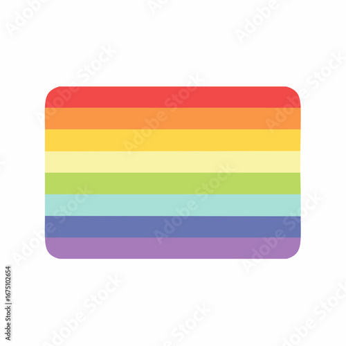 Rainbow Pride Flag Graphic Design
