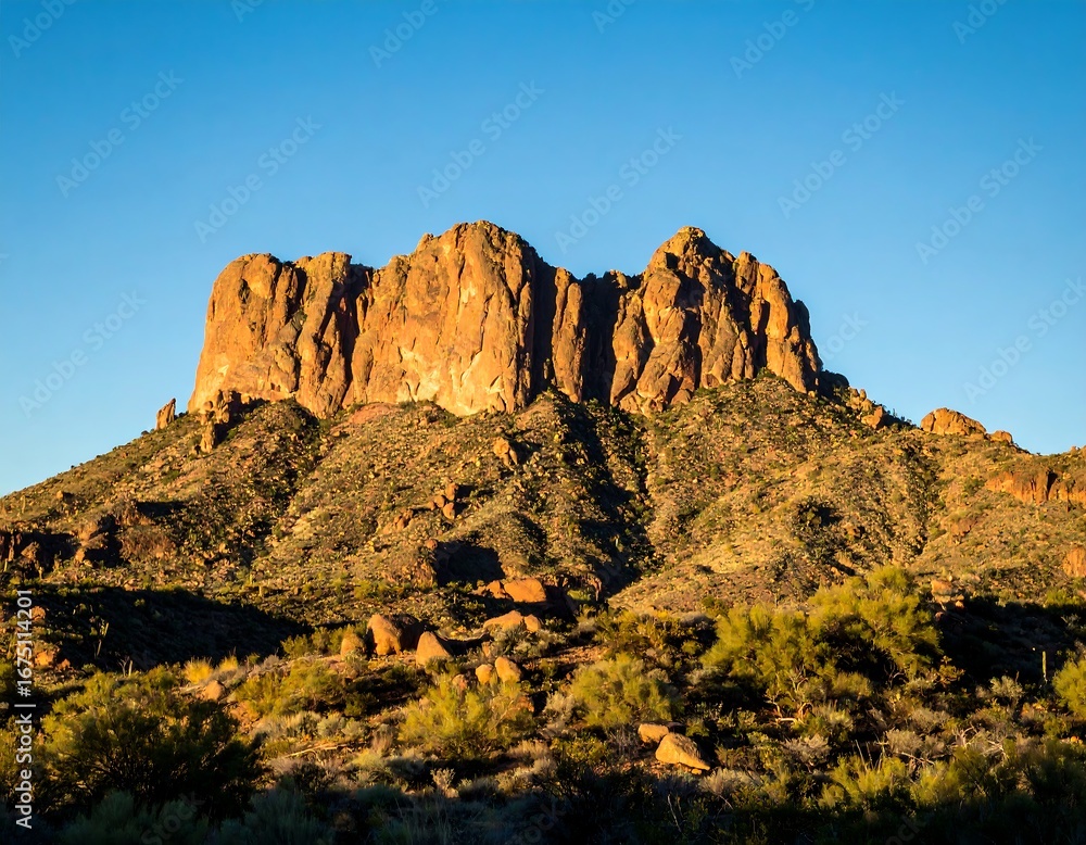 Obraz premium Arizona Mountain Sunset View (1)