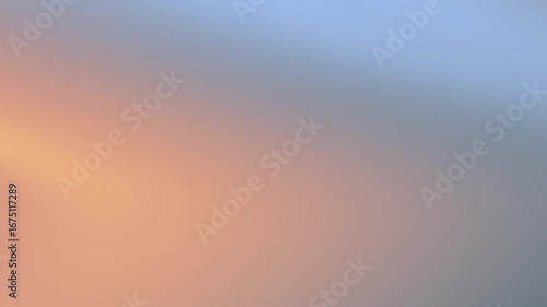 Abstract gradient animation blurred background with colors of pink orange and blue provides a dynamic colorful animated visual.