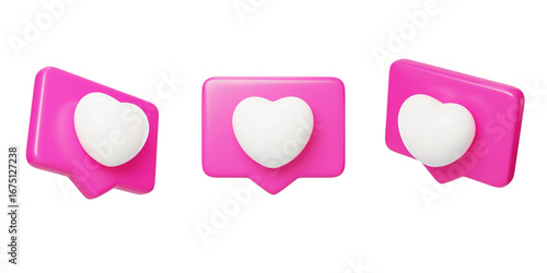 Valentine's Day Qixi Romantic Love Happiness Love Words 3D