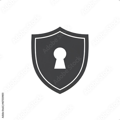 Cyber security data protection insurance business web access vector icon set. Shield, lock, key wifi, cloud.