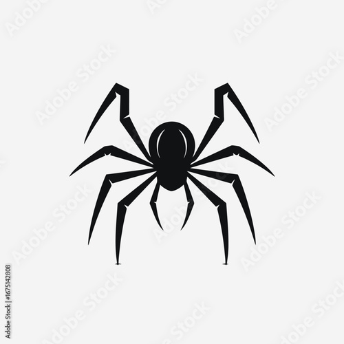 Arachnid’s mysterious design featuring spooky spider against the dark, solid silhouette
