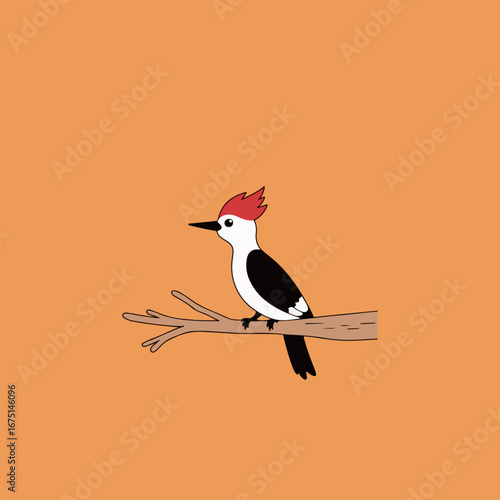 Woodpecker on a Branch