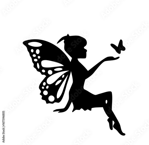 Elegant Winged Fairy
