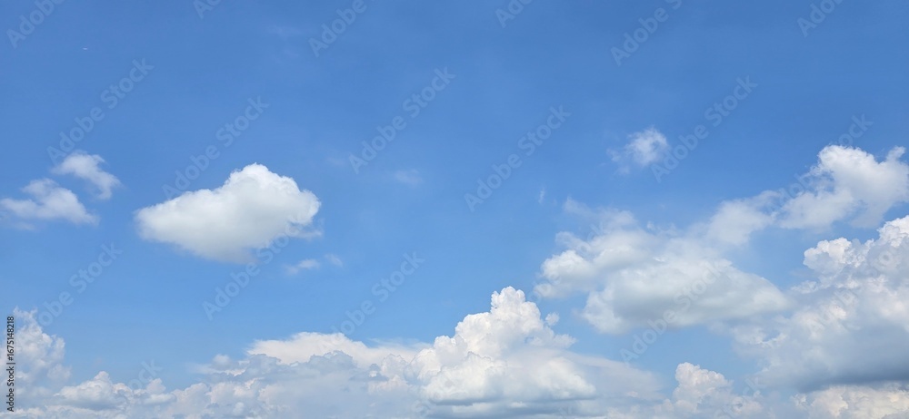 Fototapeta premium blue sky with clouds