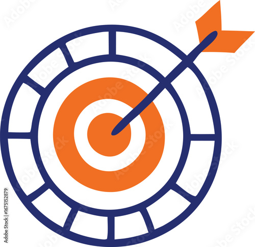 Target hit accurate shot bullseye arrow success goal achievement business strategy sports precision aiming strategy game objective strategy