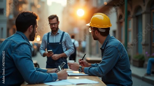 Empowering Workforce Development: Innovative Training & Sustainable Employment Opportunities for Community Revitalization in Photo Stock Concept