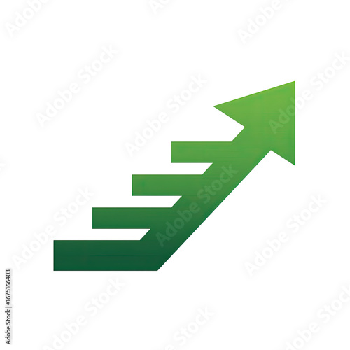 Free Download Green upward stairway icon - GFXLoad