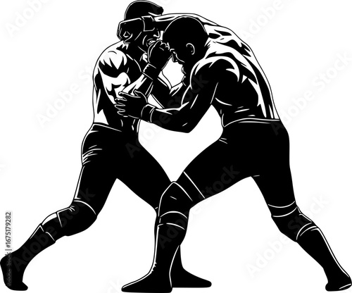 silhouettes of two men wrestling each other in a wrestling ring, wrestling, wrestler, arm wrestling, hand to hand combat