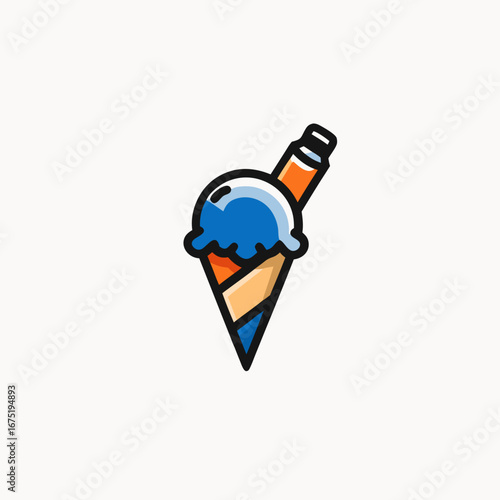 vector illustration of a bottle