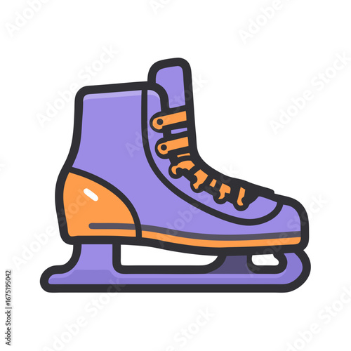 shoe, ice, skate, isolated, sport, white, skating, 
