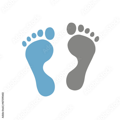foot, footprint, print, step, vector, feet, barefoot, 
