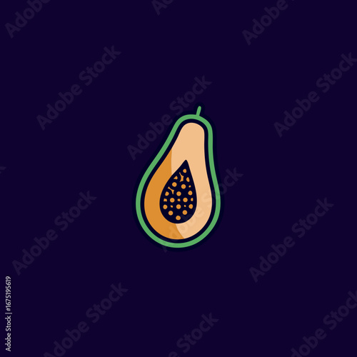 vector illustration of an apple