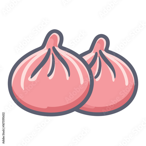 red onion vector illustration