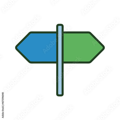 sign, road, direction, blank, arrow, signpost, street, 