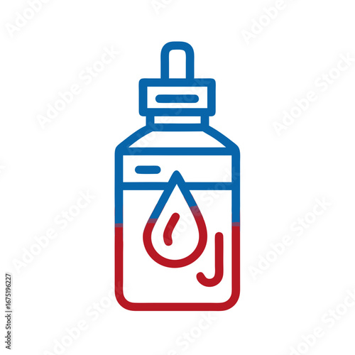 red water bottle