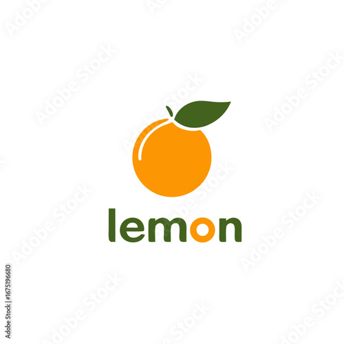 vector illustration of an orange