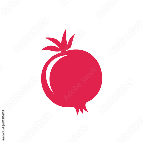 red apple isolated on white background